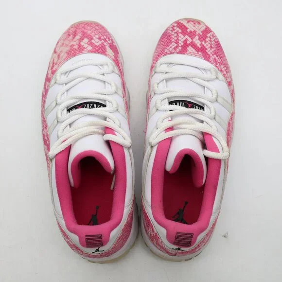 Nike Air Jordan 11 Low Retro XI Pink Snakeskin Women's US Size 11 AH7860-106